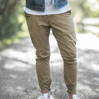 Solomonhume Men's Straight Fit Chino Pants — Cotton Twill